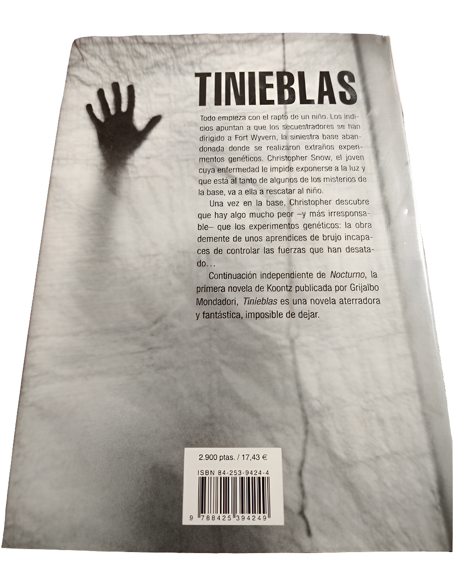 Tinieblas. Dean Koontz